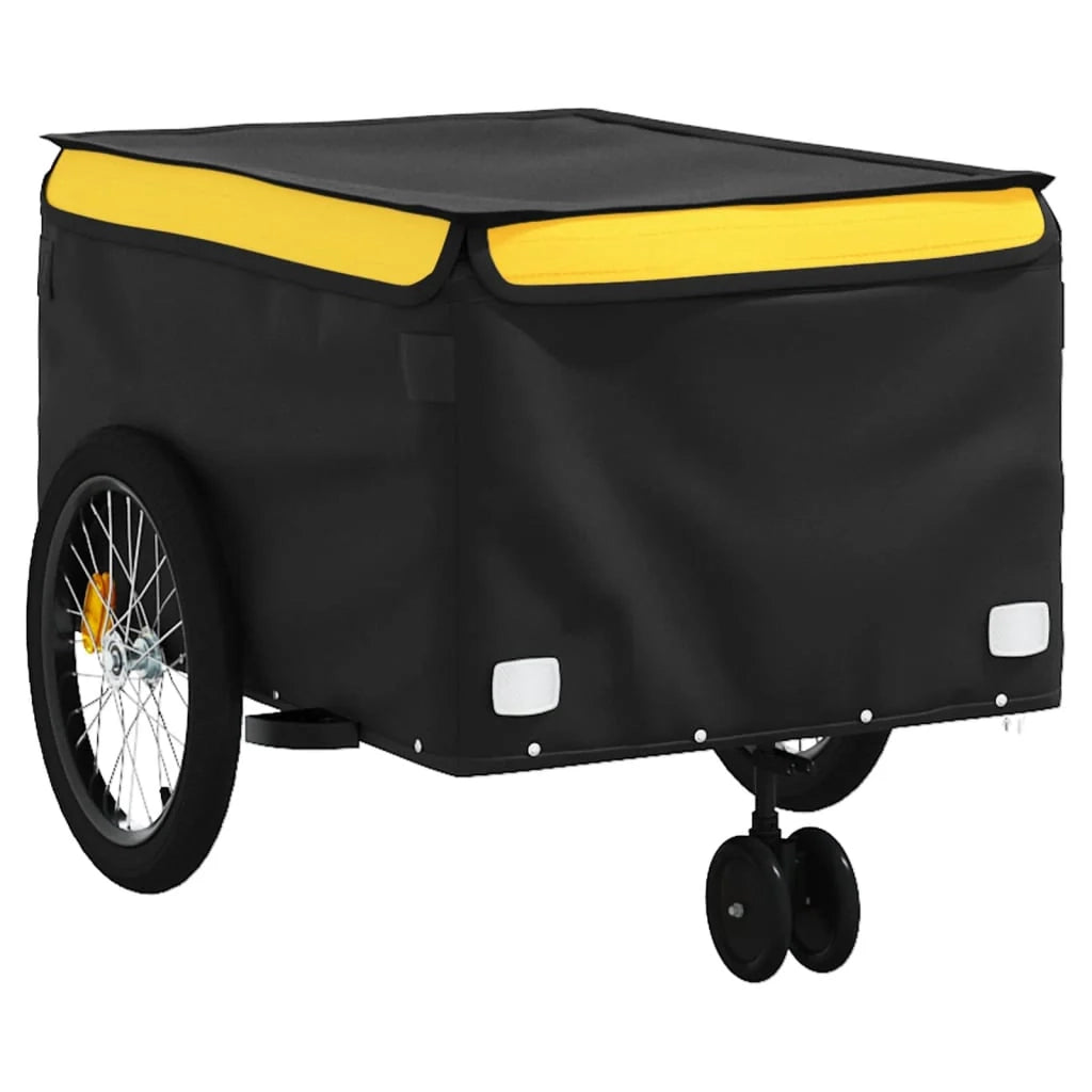 Rimorchio per trasporto biciclette 45 kg ferro giallo 02_0044145