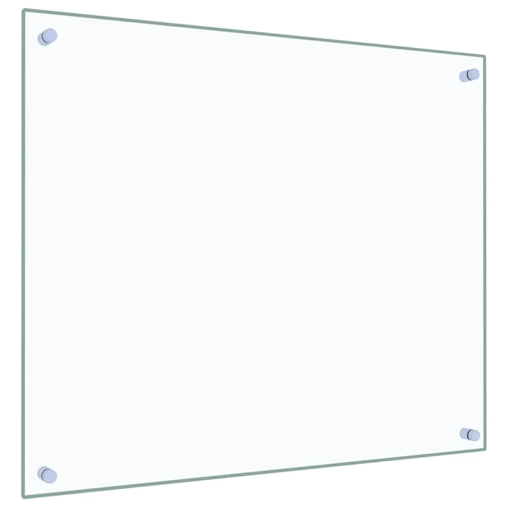 Set di 2 paraschizzi per cucina 70 x 60 cm moderno paraschizzi in vetro temperato trasparente 02_0055734