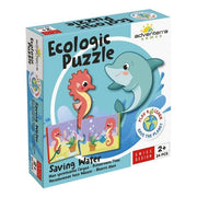 Giochi educativi - GEOMAG - Puzzle ecologico per il risparmio idrico - Mini puzzle educativi - Conservazione dell'acqua