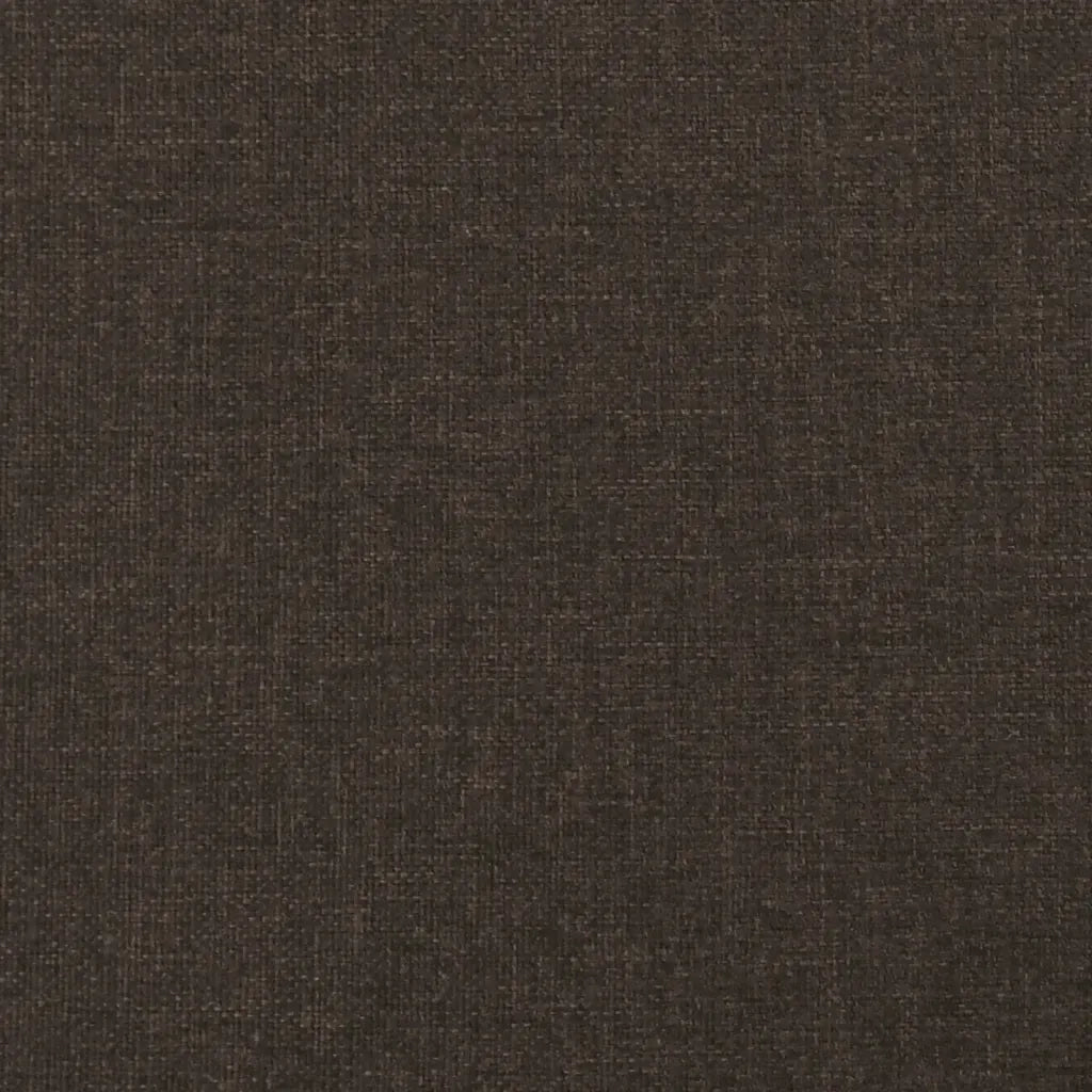 Poggiapiedi Marrone 60x60x36 cm in Tessuto e Similpelle 341610