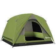 Tenda da Campeggio 3 Persone ¨C Zephmum ¨C Verde 200x200x135 cm
