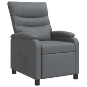 Poltrona reclinabile Grigio Similpelle 42034884