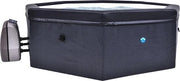 Spa Portatile a forma di Ottocanto per 4-6 Persone con Riscaldamento e Pompaggio Acquaticolo