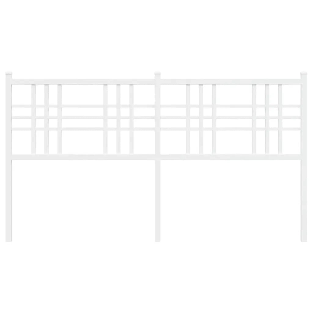 Testiera di Ricambio in Metallo Bianco 160 cm 376408