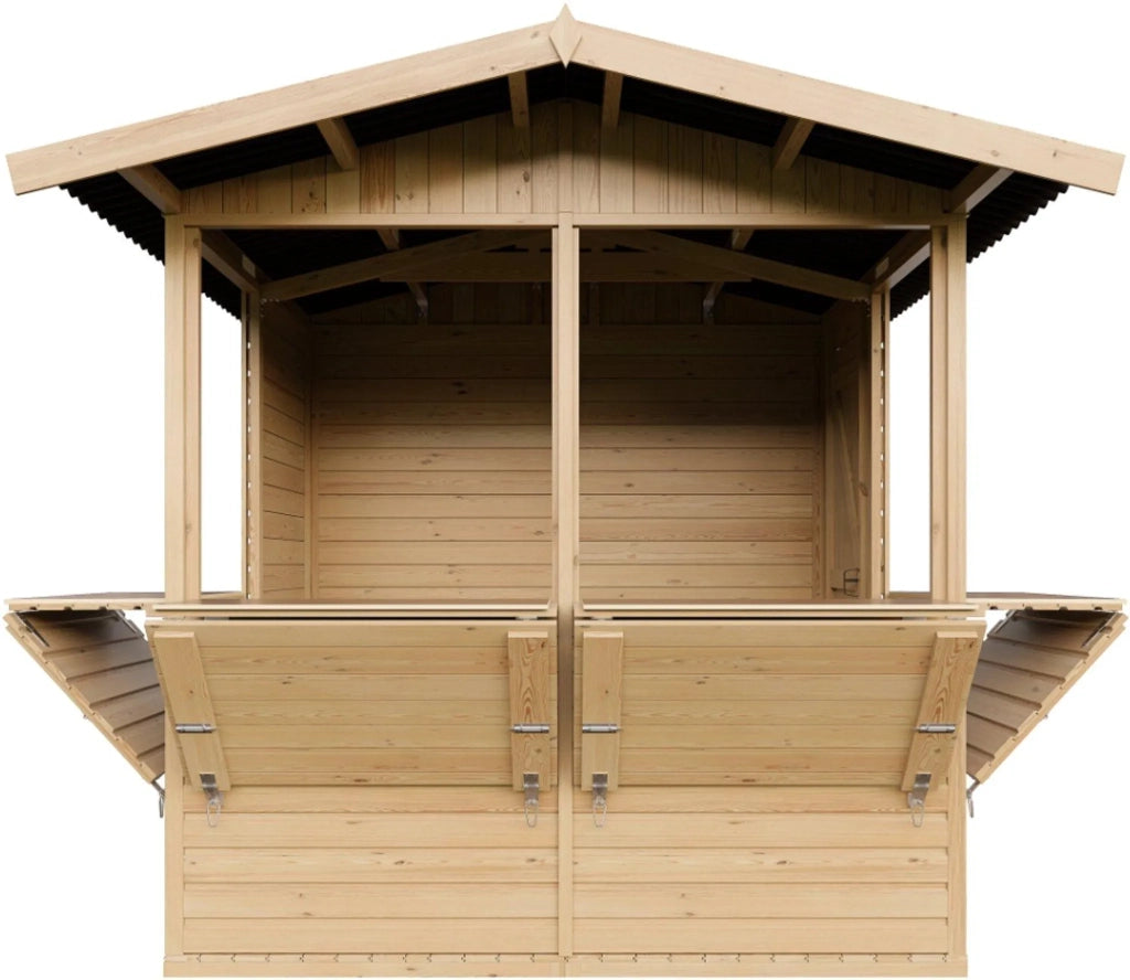 TIMBELA M149B Chiosco in Legno 4 m²