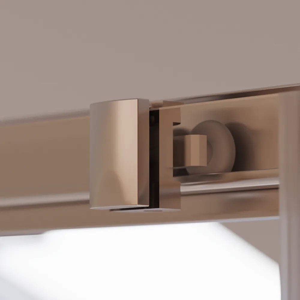 Box doccia cromato 105x90cm vetro 6mm trasparente apertura scorrevole h180cm | Sicily