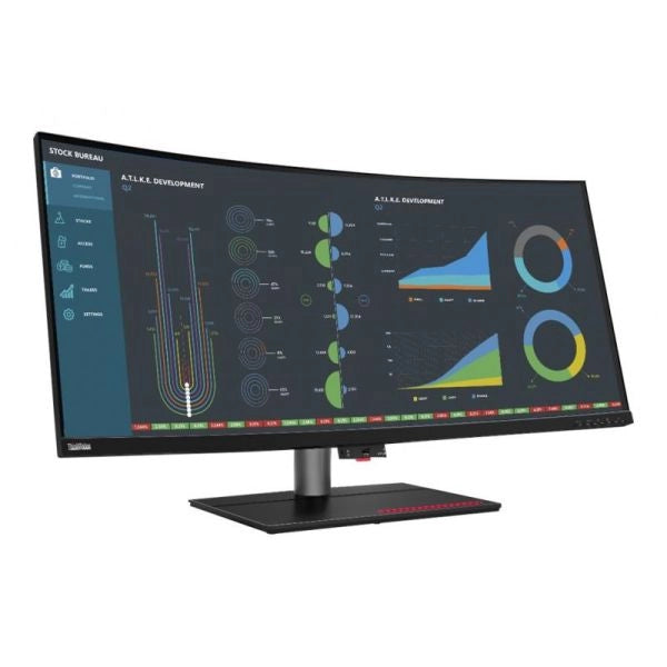 Lenovo thinkvision p40w-20 led display 100,8 cm (39.7") 5120 x 2160 pixel 5k ultra hd nero - 124258