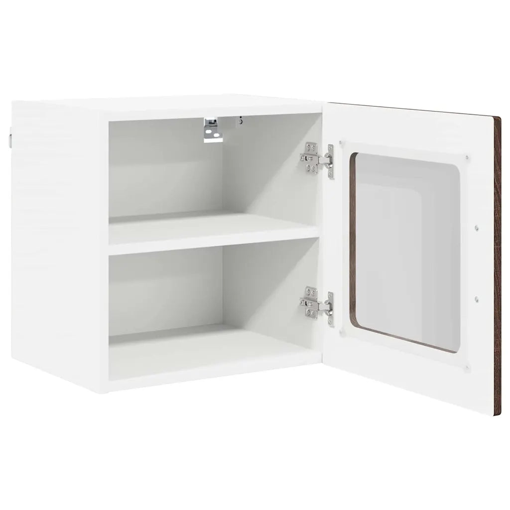 Mobile da cucina con porta 2 pz-Set di 2 Armadio da cucina Rovere Marrone 40 x 31 x 40 cm 223746