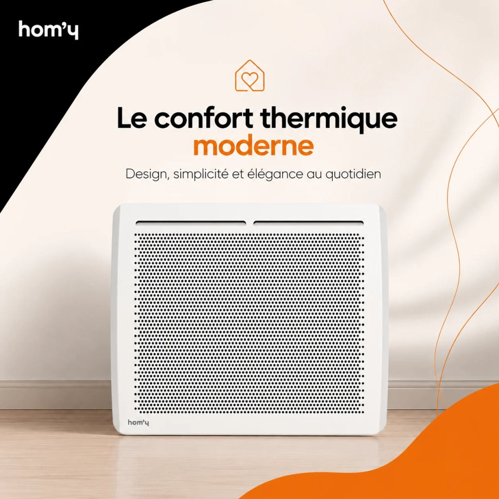 Radiatore elettrico pannello radiante NF HOM'Y VAIL 1000W