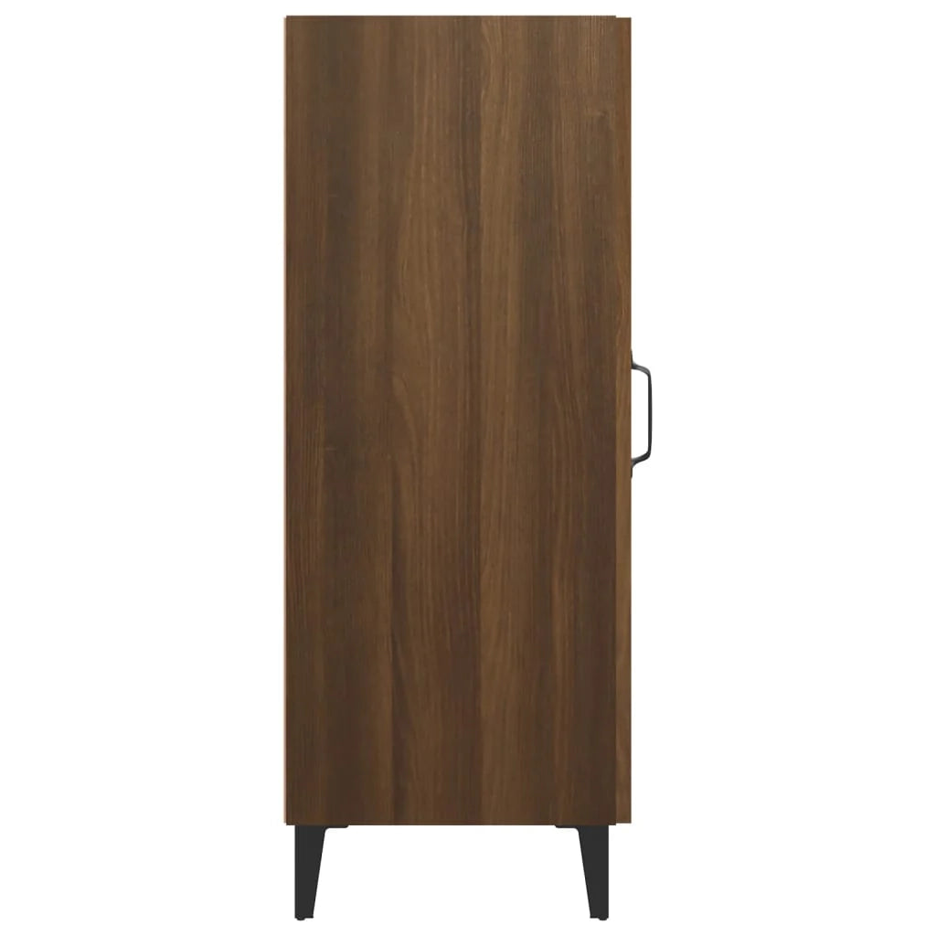 Buffet credenza cassettiera mobiletto mobile contenitore organizer per cucina soggiorno salotto 34,5 x 34 x 90 cm legno ingegnerizzato marrone 02_0031195