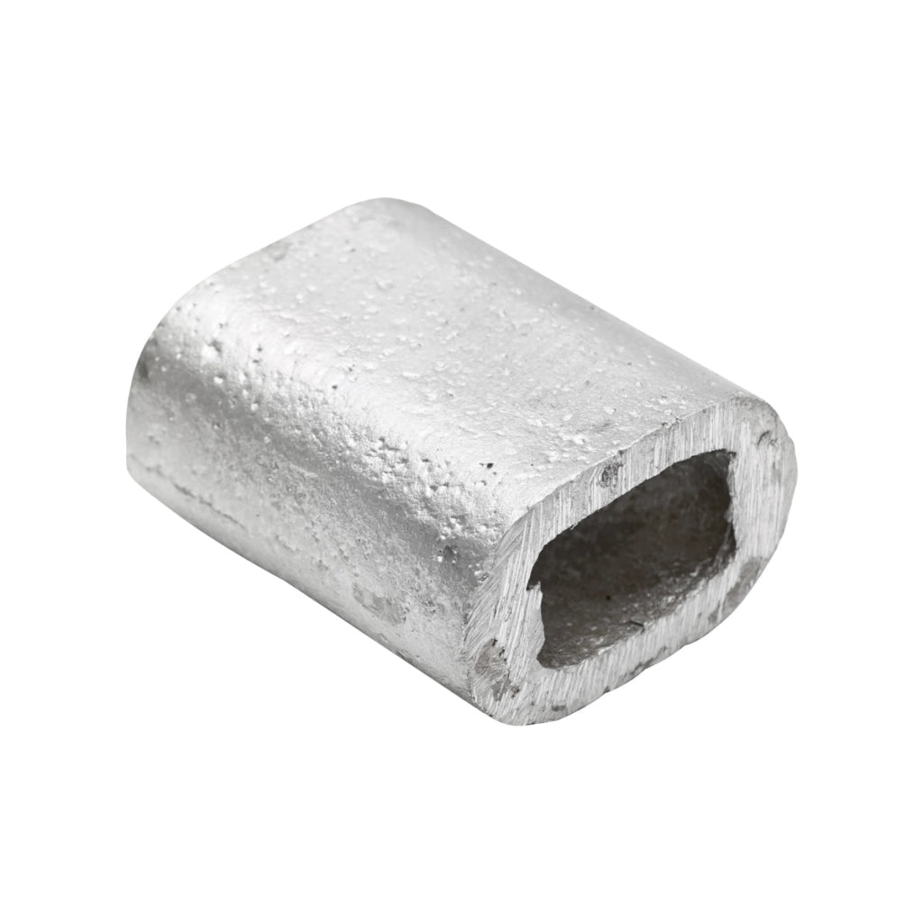 Boccola di pressatura/ghiera in alluminio per cavo del verricello da 14 mm