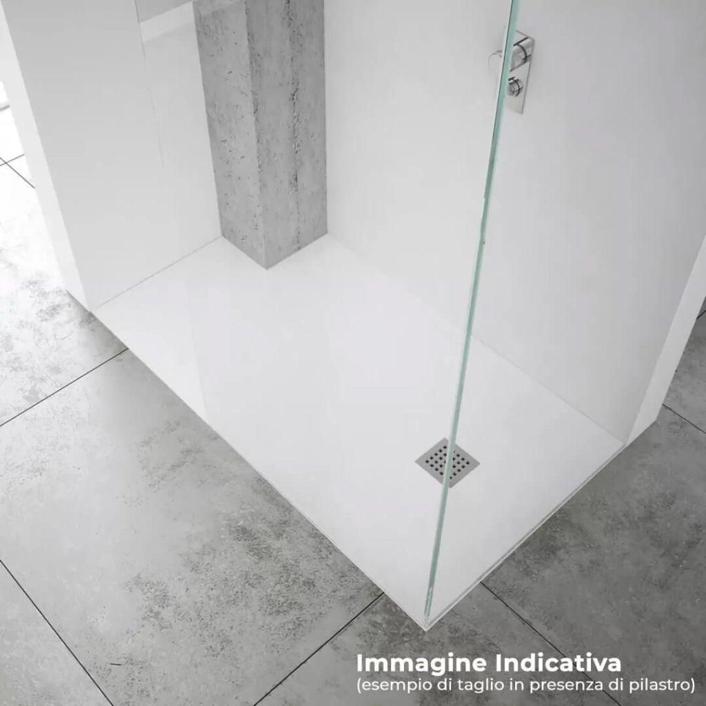 Piatto Doccia in Pietra 75x75 cm Bonussi Canton Nero
