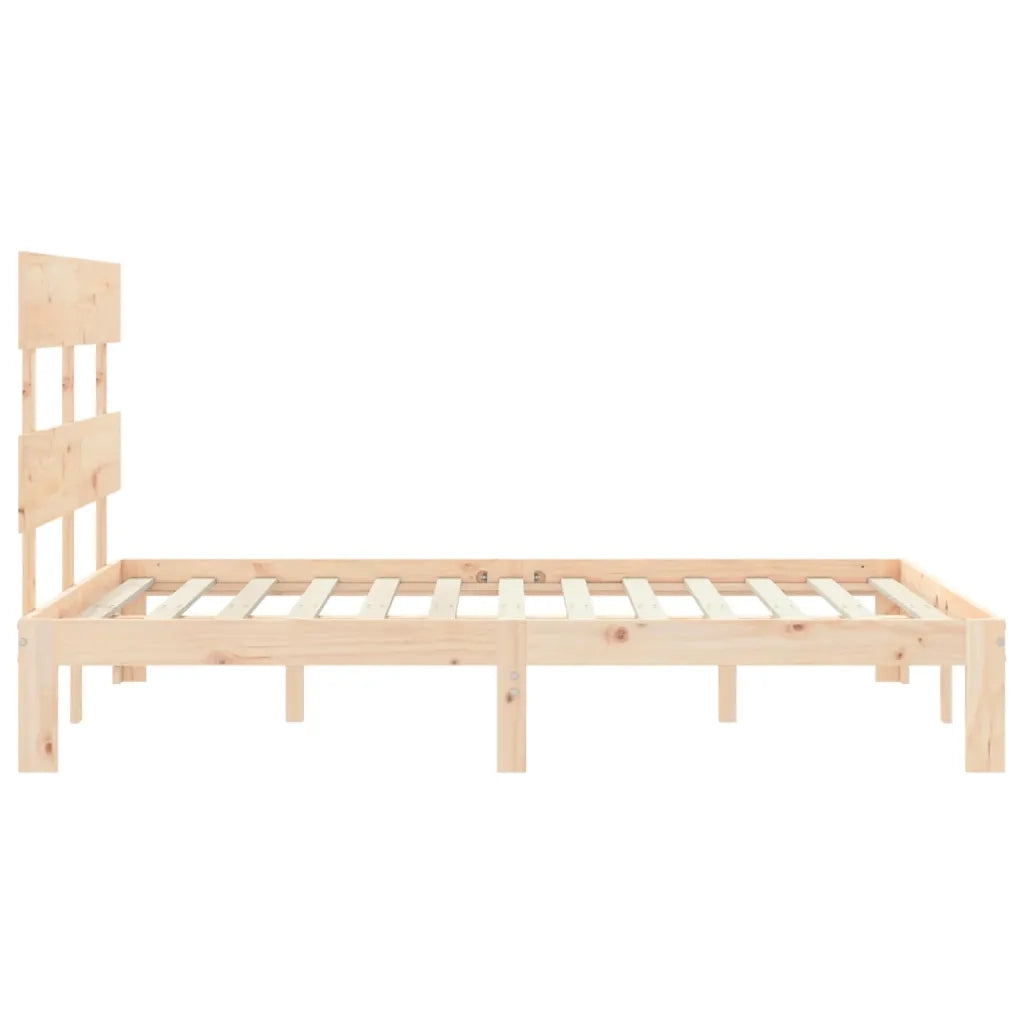 Giroletto senza Materasso 140x200 cm in Legno Massello di Pino 3193531
