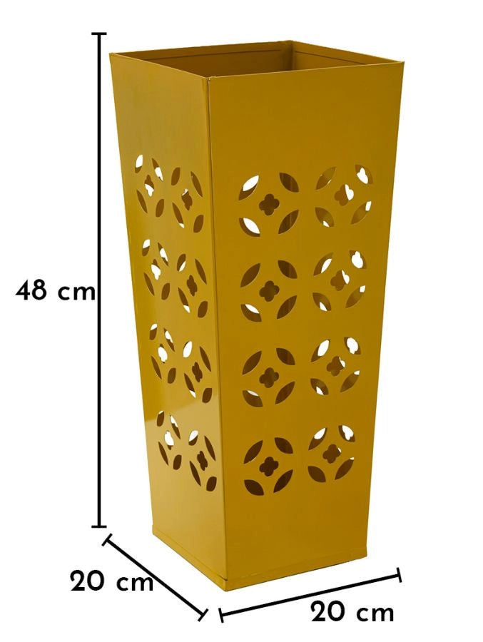 Portaombrelli Fit 20x20x48 cm in Metallo Senape