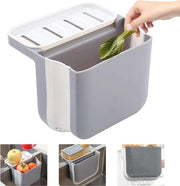 Contenitore di Rifiuti Secchi e Umidi - Mandata per Scarto Acque con Doppia Funzione - Separazione Secchi e Umidi - Contenitore di Rifiuti Sospeso - Lavabo Pieghevole - Filtro per Rifiuti di Cucina -