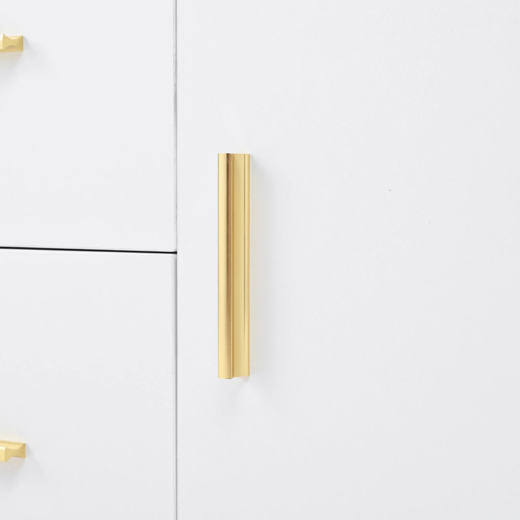 Mobile Ingresso con Scarpiera e Specchio ¨C MINIMAL ¨C Bianco, 2 Cassetti, 2 Ante, 90x40x180 cm