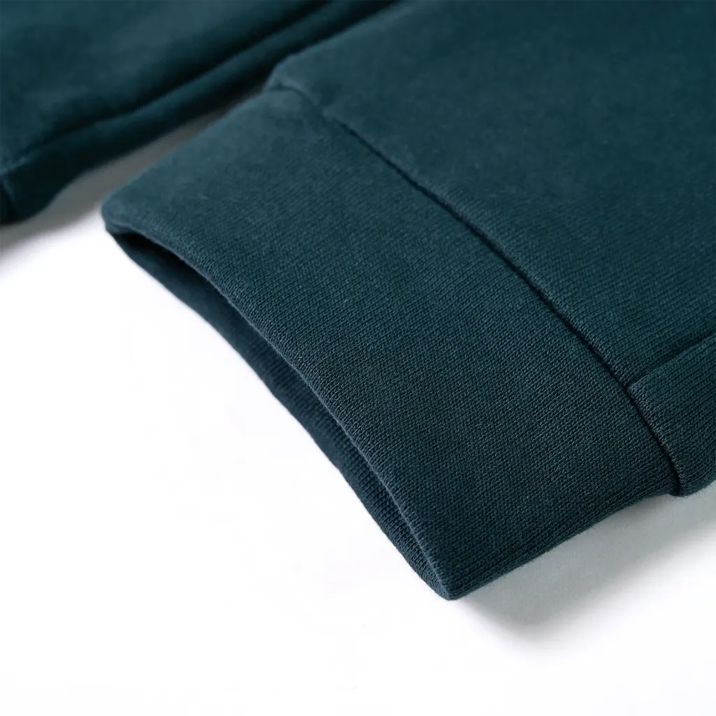 Pantaloni Tuta per Bambini con Coulisse Verde Muschio 92 13419