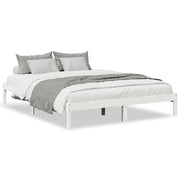 Letto matrimoniale | Letto per adulti | Letto Extra Lungo senza Materasso 160x220 cm in Legno di Pino
