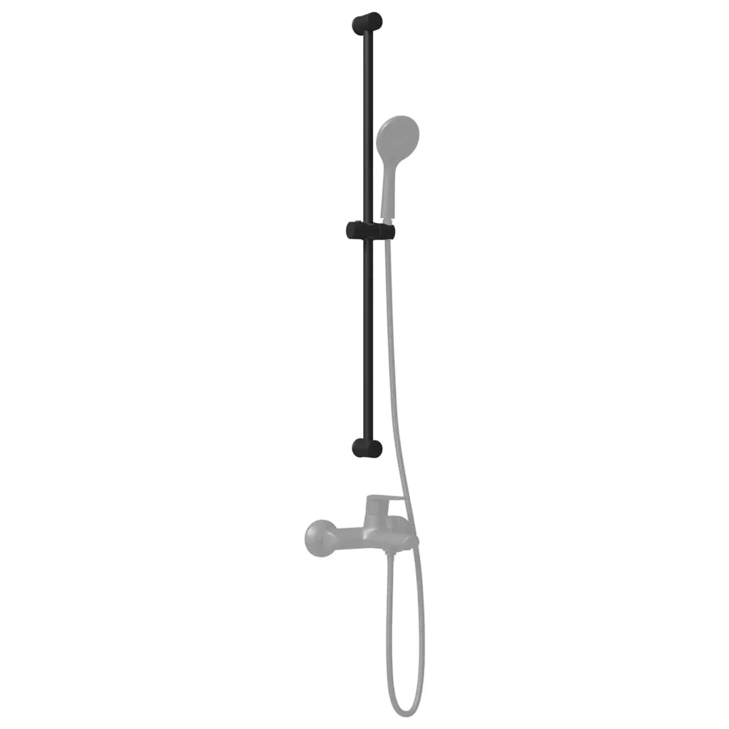Supporto per Testa di Doccia Nero 101 cm Acciaio Inox CFW7147360