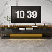 Mobile TV con LED e Cassetti ¨C MINIMAL ¨C Bianco Lucido 180x38x45 cm