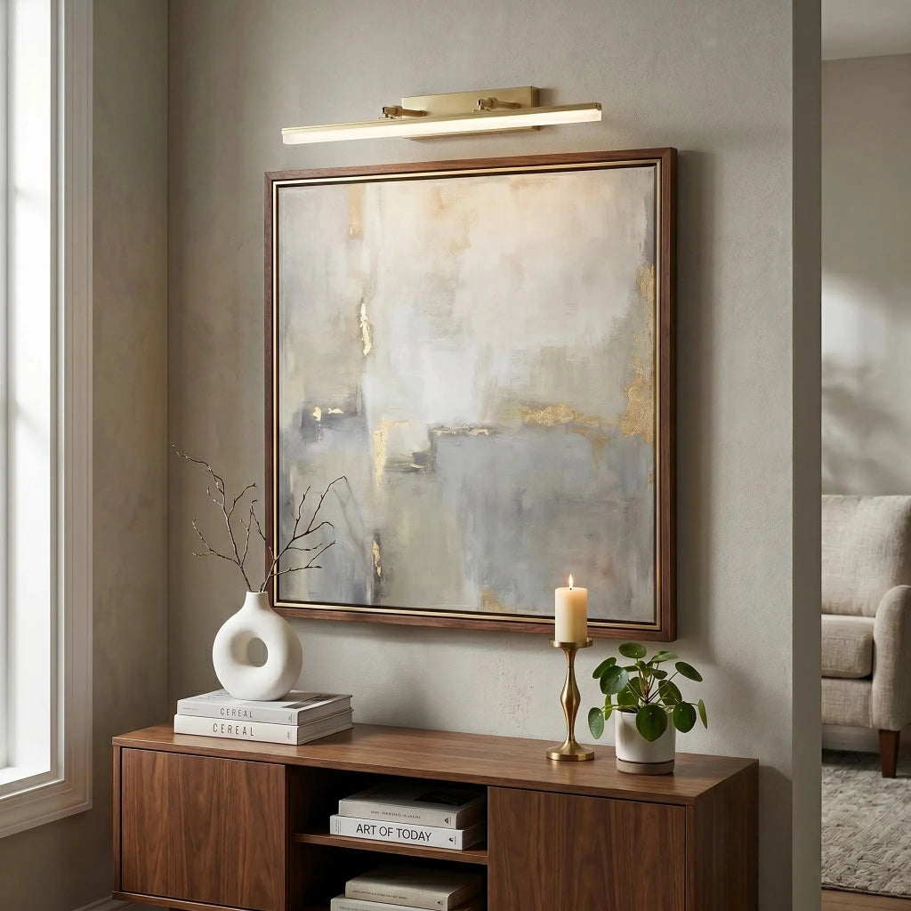 Applique Da Bagno Led APP1876-1W 60cm Brush Gold