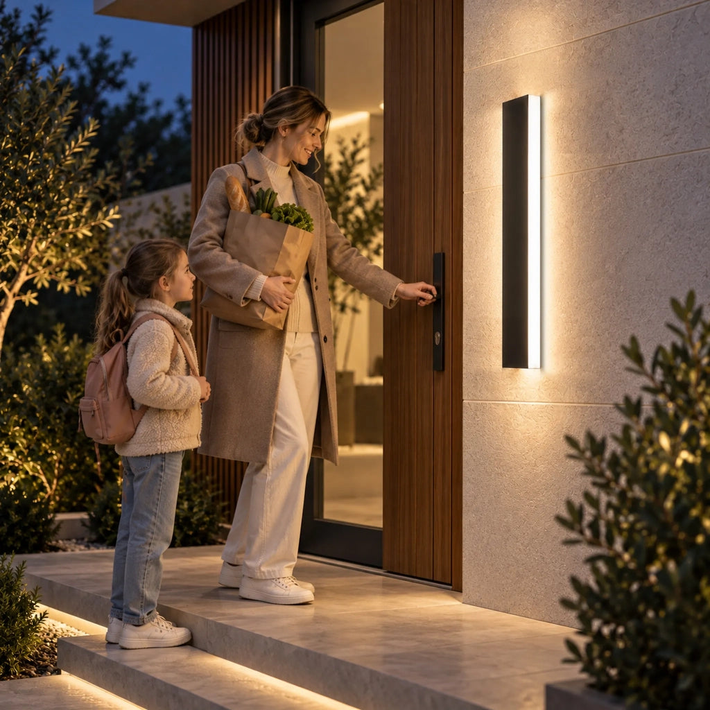 Lampada Da Parete Led Per Facciata Jnh035-g 60 Nera