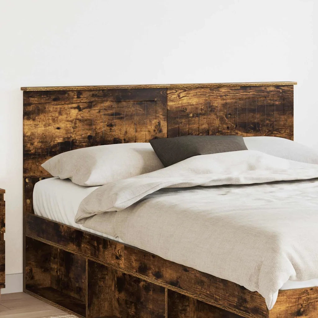 Testiera-Testata-Testiera Decorativa Rovere fum¨¦ 140 cm Legno multistrato 552442