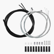 Cavo di collegamento universale da 2 m - Kit di cavi per freni - Accessori per bicicletta - Cavo in acciaio - Universale - Rivestimento in PVC di alta qualità - Kit di cavi per freni