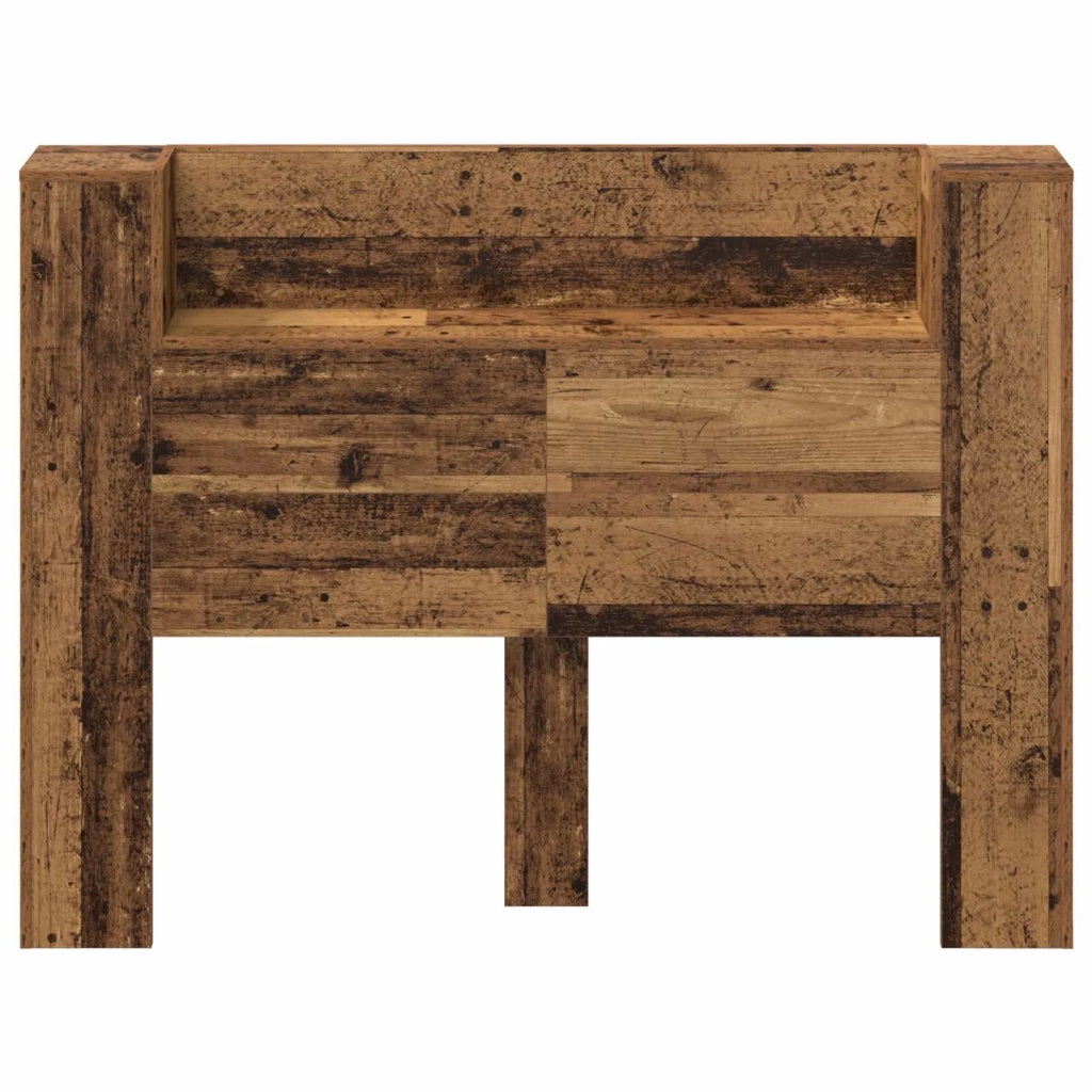 Testata con Mobile e LED Legno vecchio 140 x 16,5 x 103,5 cm 8006566