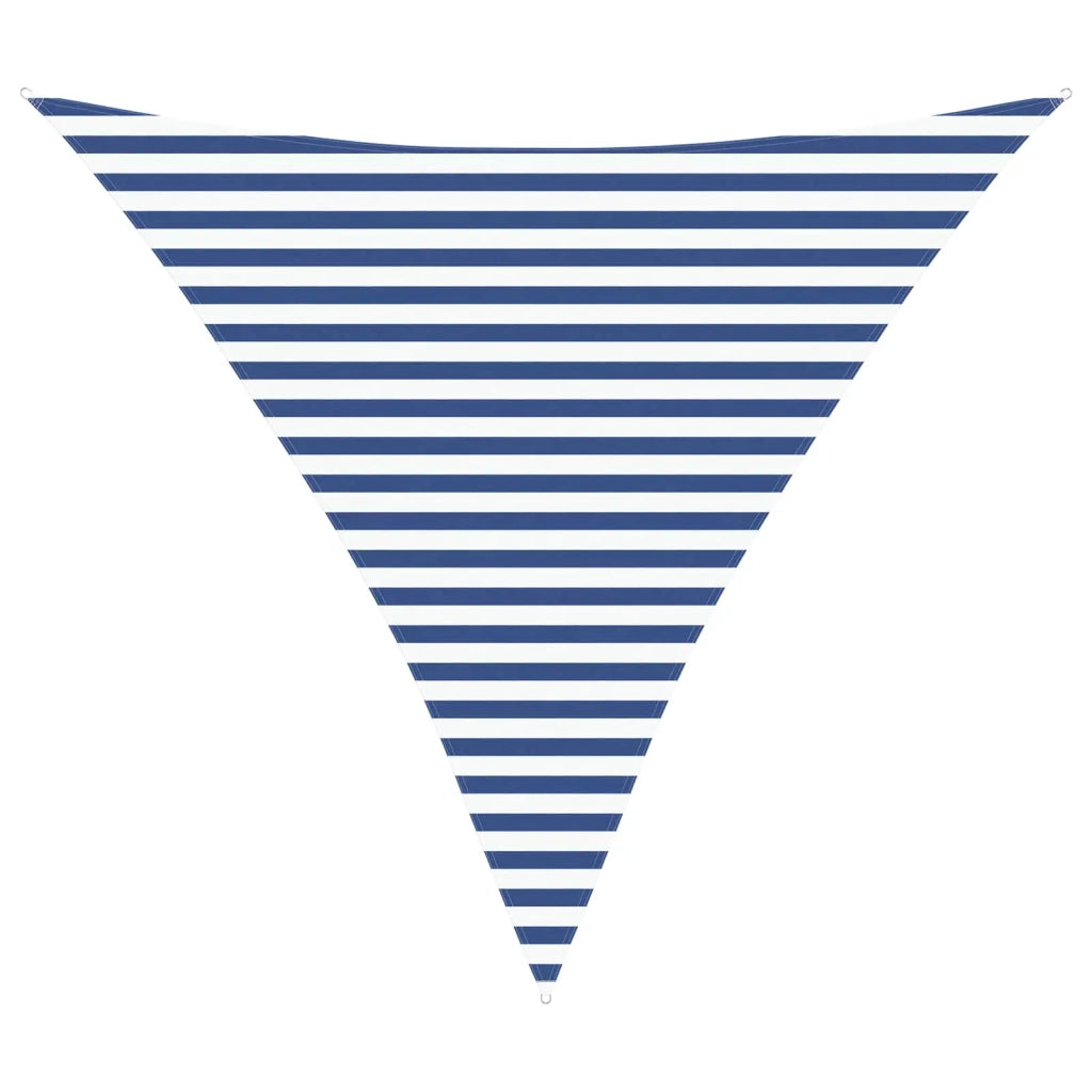 Vela da ombra solare Blu e Bianco 3,6 x 3,6 x 3,6 m