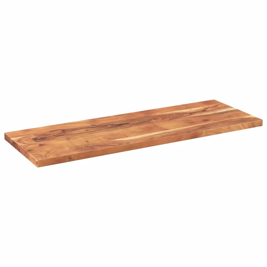Piano Tavolo 140x60x2,5 cm Rettangolare Legno Massello Acacia