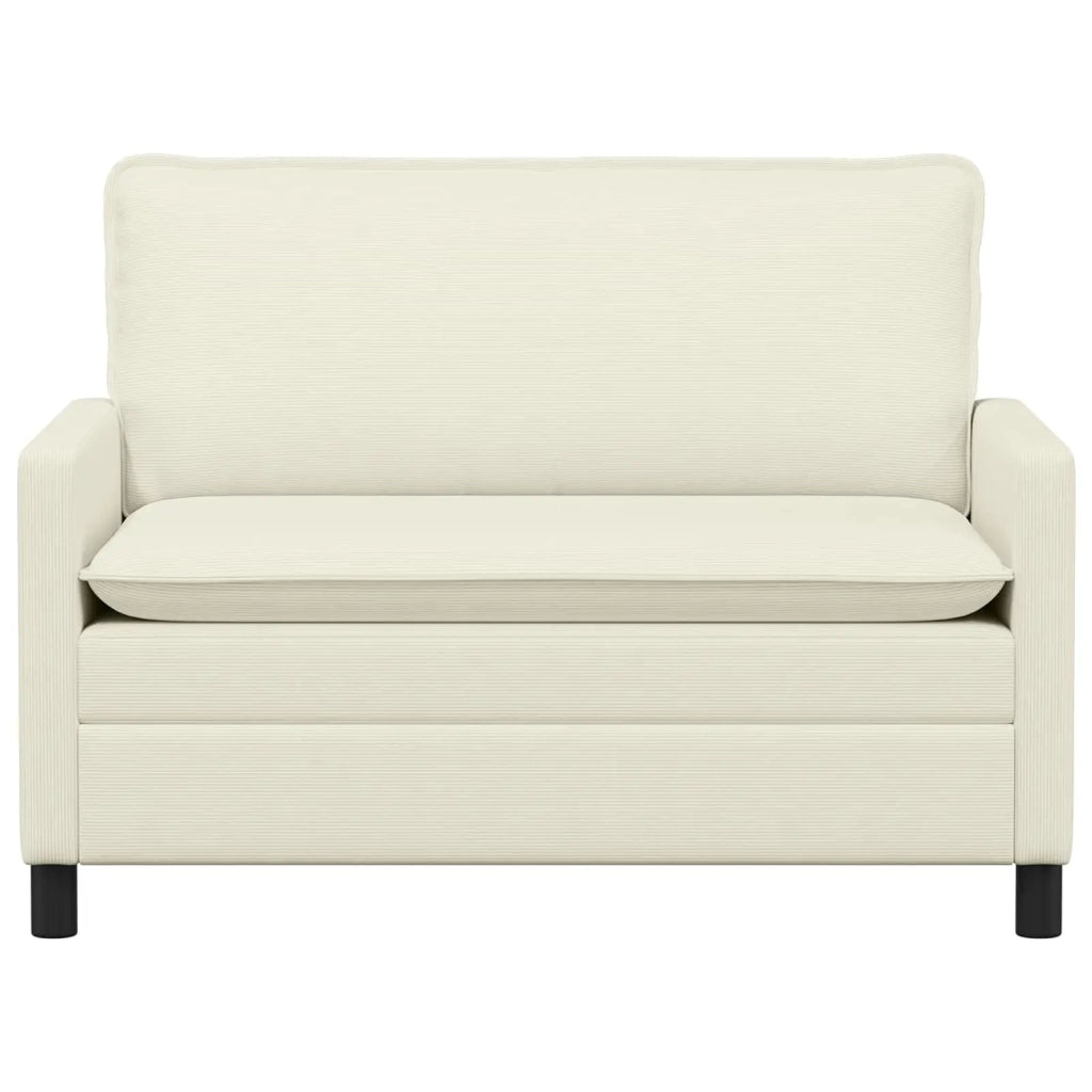Divano Crema 126 x 81 x 87,5 cm Tessuto