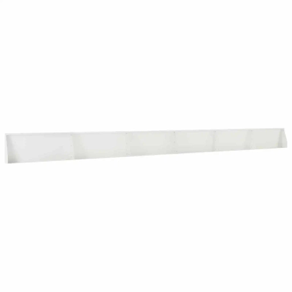 Muro di contenimento 6 pz 100 x 12 x 30 cm Acciaio Bianco 3449115