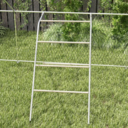 GIOCO PER GALLINE con 4 posatoi e altalena 82 x 150 x 110 cm Pino Argento