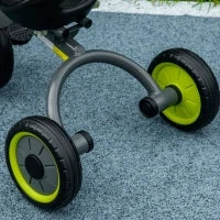 Triciclo per Bambini da 2-5 Anni con Seduta Regolabile e Campanello, 70.5x50x58cm, Nero