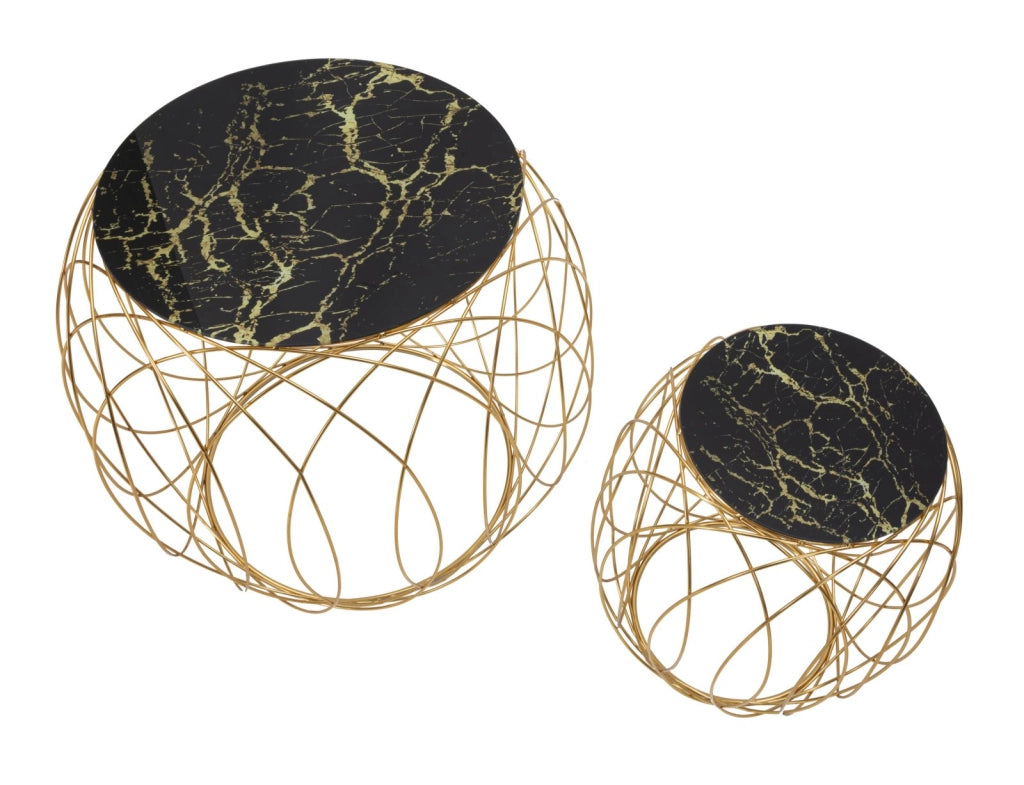 TAVOLINETTI BALL COPPIA CM � 68X56-43X45