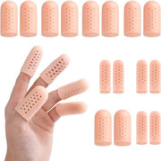 Gelvingerbedjes in Silicone per 16 Stuks - Protezione per Punta delle Dita contro Scottature, Artrite e Dita Scurde
