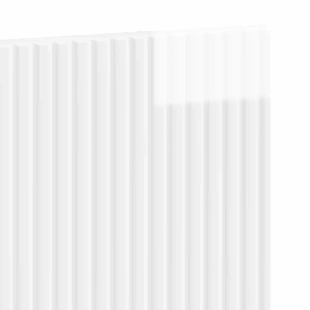 Testiera da Muro HAARLEM Bianco Lucido Legno ingegnerizzato 896969