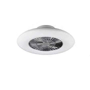 VENTILATORE E PLAFONIERA A SOFFITTO CON DIFFUSORE 'VISBY' Ø 59 cm - 39,6 Watt, 3900lm