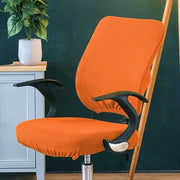 Stoileo universale da ufficio, girevole, con braccioli girevoli, design moderno e semplice, colore arancione