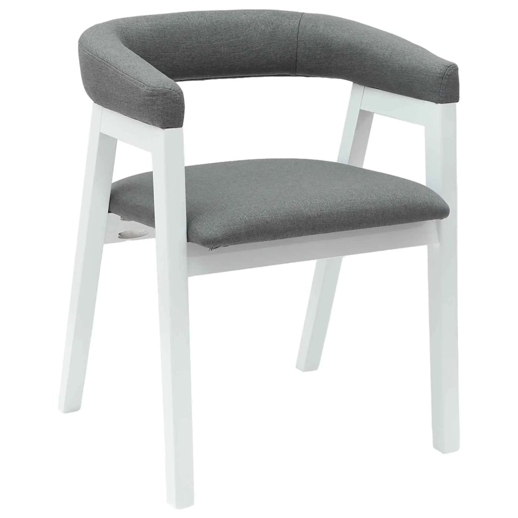 Sedie da pranzo 2 pcs Bianco 54 x 57 x 73 cm