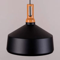 Lampadario Portalampada a Sospensione Attacco E27 Design Nordico IP20 Da Interni nero