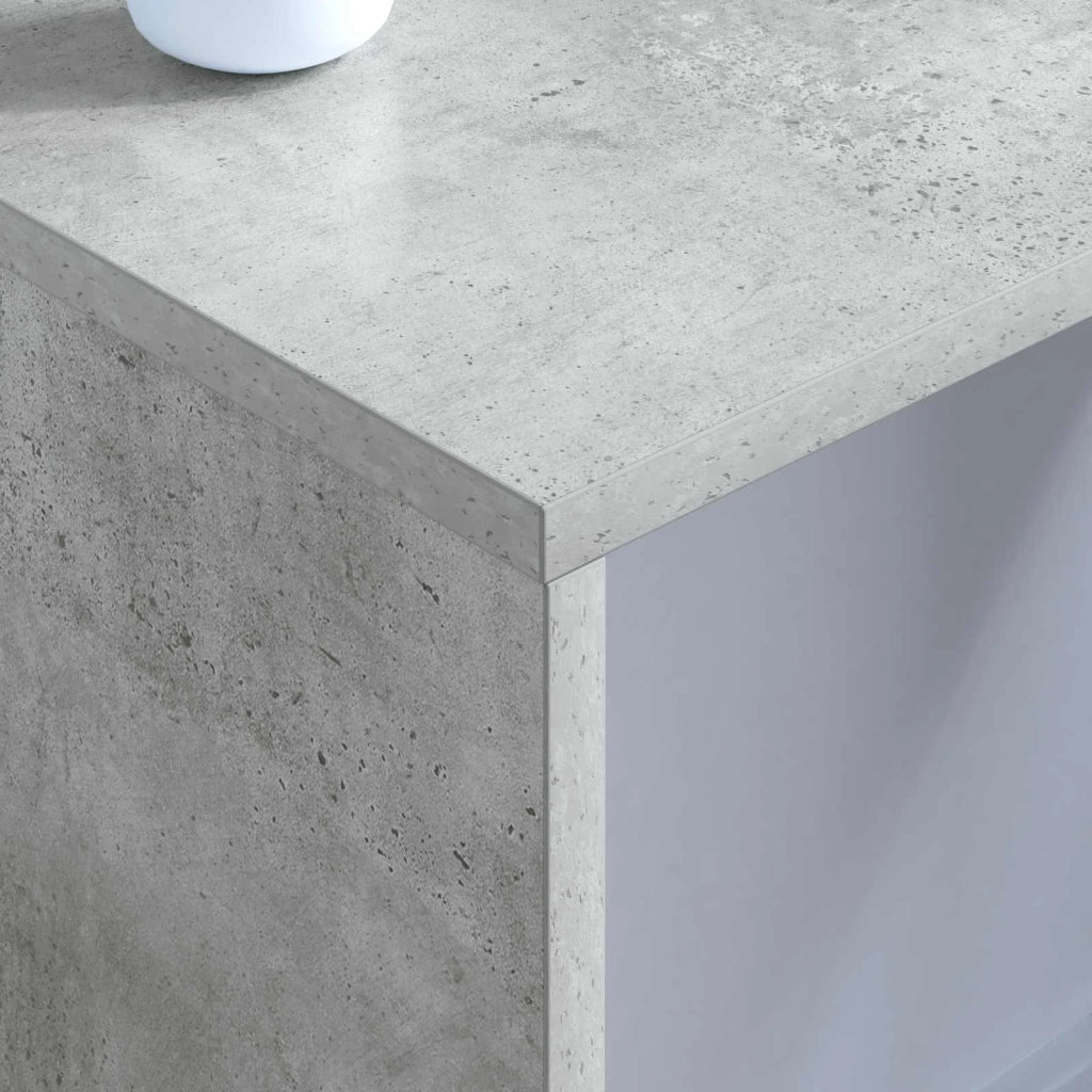 Scrivania a parete Grigio cemento Legno ingegnerizzato 891395