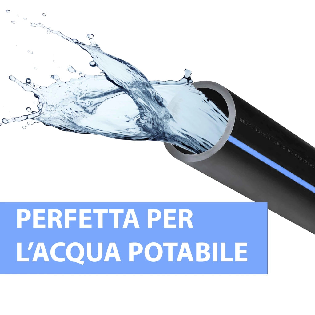 TUBO POLIETILENE PN 16 ALTA DENSITA' 50 METRI/DN 20