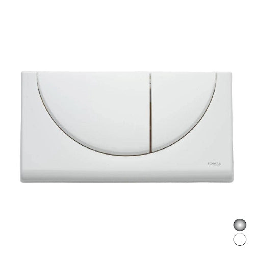 PLACCA 2 TASTI VIVA DUO- Bianca- FLUID- pezzi 1