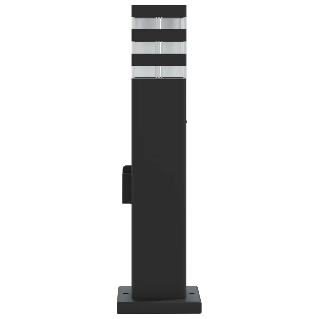 Lampade da Terra per Esterni con Presa 3 pz Nere 50 cm Alluminio CFW8036590