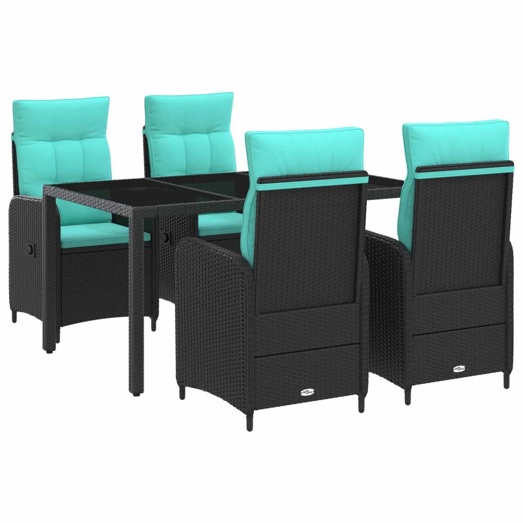 Set da pranzo per esterni 5 pz polyrattan 3422302
