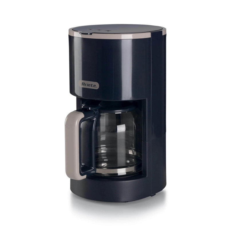 Macchina per caffè americano 12 tazze, filtro lavabile, indicatore luminoso - Dark & Sahara Grey