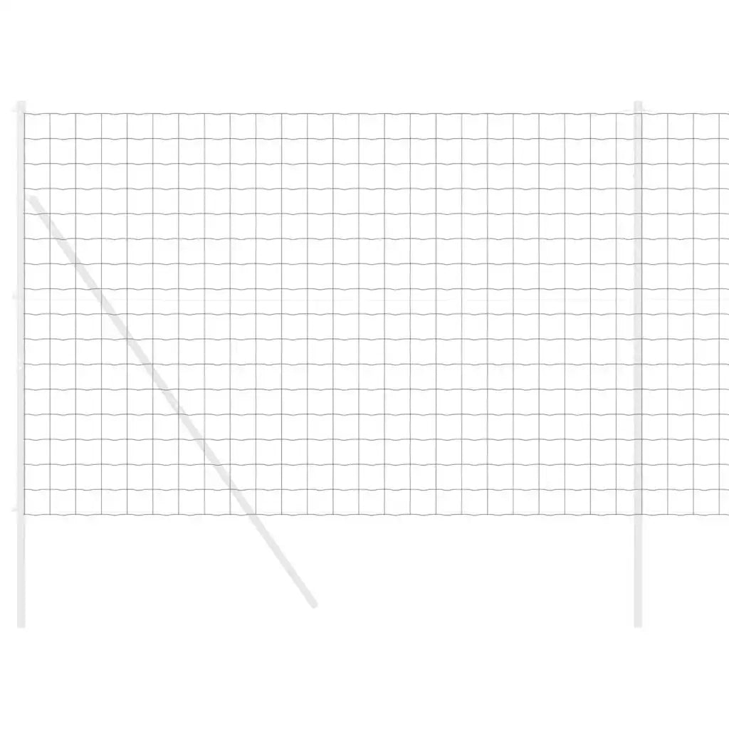 Recinzione Euro Grigio 1,6 x 10 m Ferro rivestito in PVC 42004513
