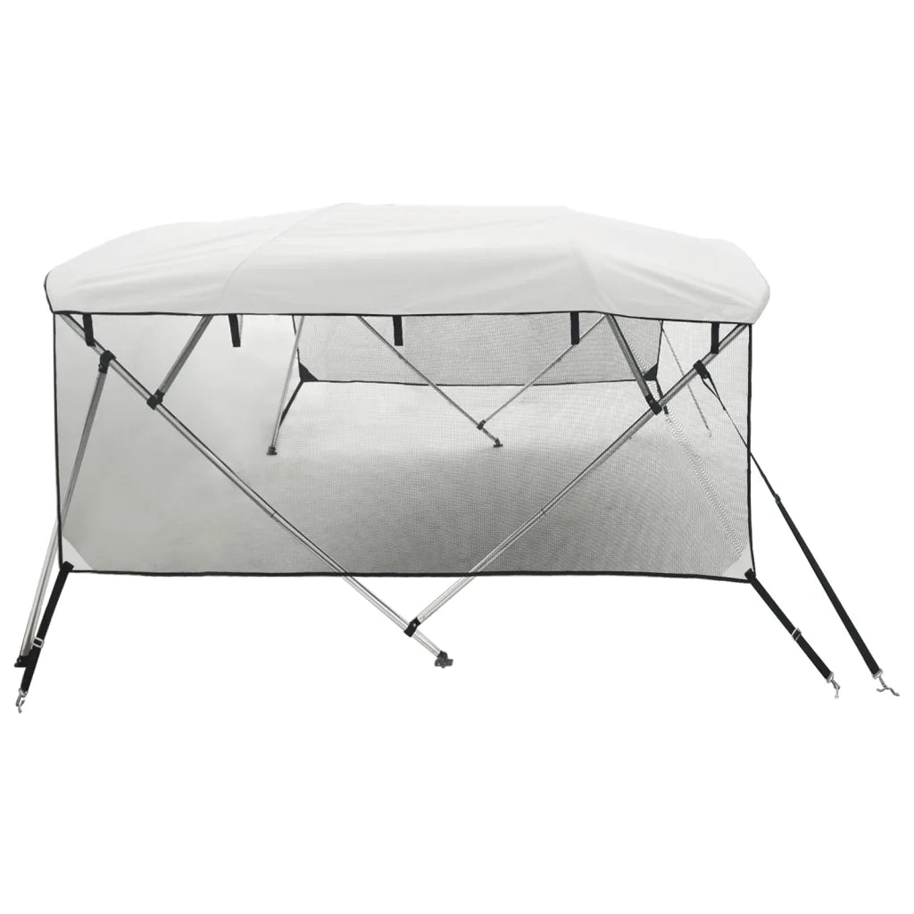 Bimini di Prua Pareti Laterali Rete 4 Archi 243x(170-182)x137cm CFW9820567